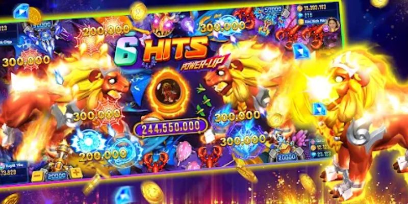 Bắn cá rồng vàng với các game khác